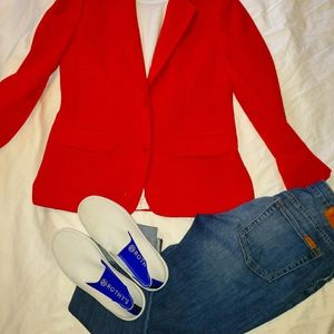 Pendleton Virgin Wool RED Blazer